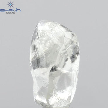 0.57 CT Rough Shape Natural Diamond White Color VS1 Clarity (5.87 MM)