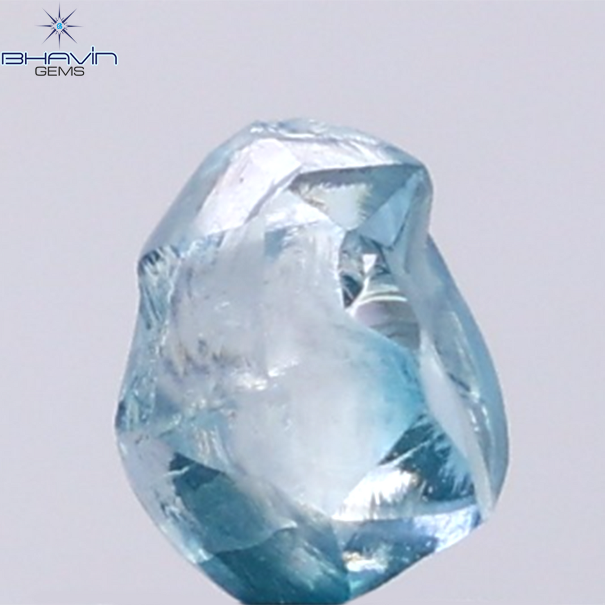 0.49 CT ラフシェイプ ナチュラル ダイヤモンド ピンク色 I3 クラリティ (4.90 MM)