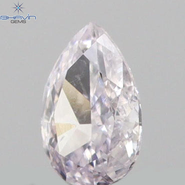 0.04 CT Pear Shape Natural Diamond Pink Color VS2 Clarity (2.84 MM)