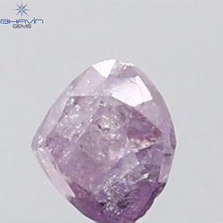 0.34 CT Heart Diamond Natural Pink Color I3 Clarity (4.44 MM)