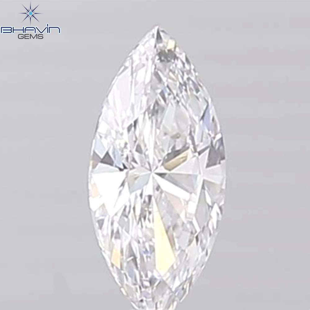 0.37 CT Marquise Shape Natural Loose Diamond White Color SI2 Clarity (7.62 MM)
