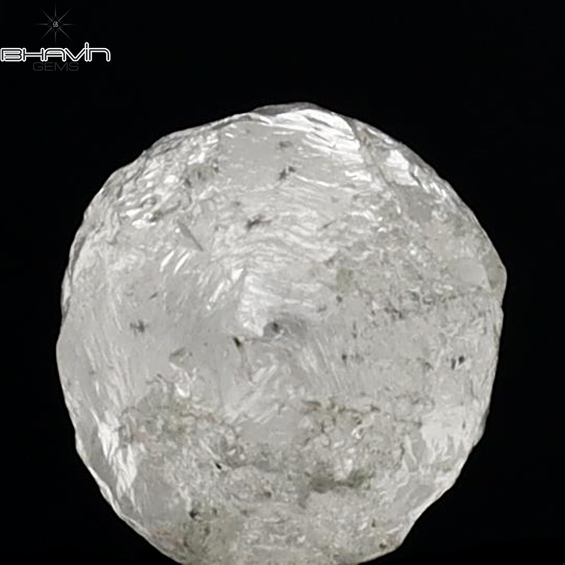 2.68 CT ラフシェイプ 天然ダイヤモンド ホワイトカラー I3 クラリティ (6.98 MM)