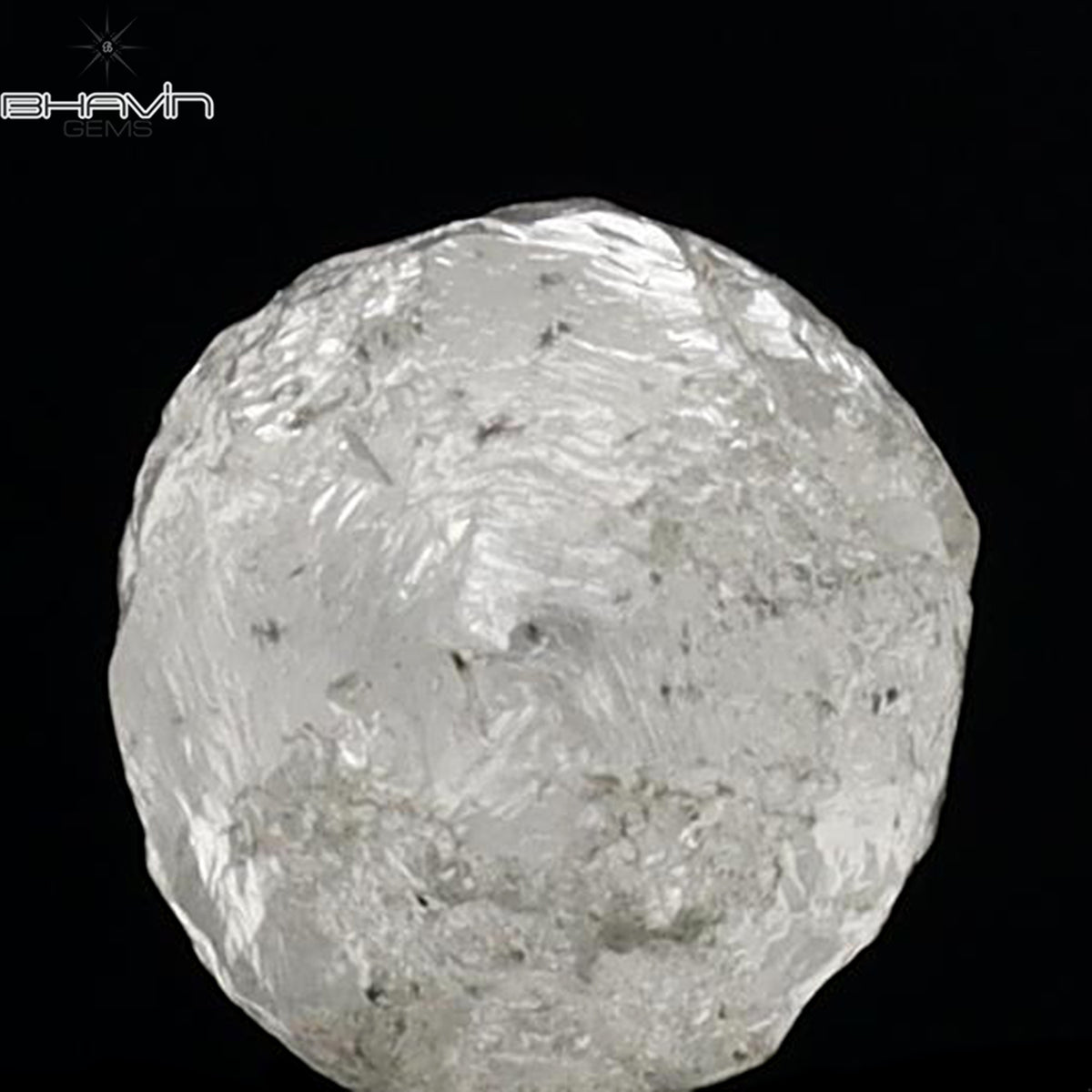 2.68 CT Natural Rough Diamond White Color Clarity I3 (6.98 MM)