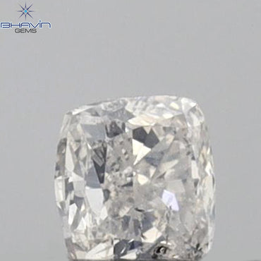 0.16 CT Cushion Shape Natural Diamond White Color SI2 Clarity (2.68 MM)