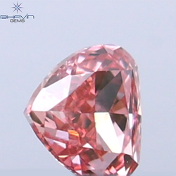 0.04 CT Heart Shape Natural Diamond Pink Color VS1 Clarity (2.18 MM)