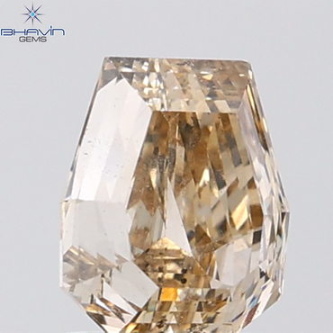 1.92 CT Coffin Cut Natural Brown Diamond SI Clarity (7.18 MM)