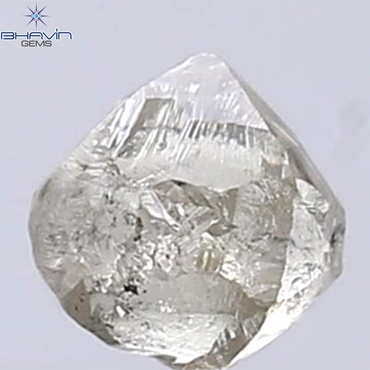 1.12 CT Rough Shape Natural Diamond Brown Color SI2 Clarity (5.40 MM)