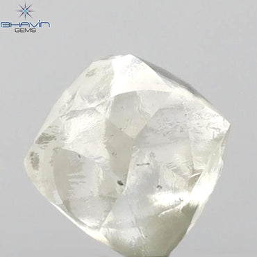 1.86 CT Rough Shape Natural Diamond White Color VS2 Clarity (6.84 MM)