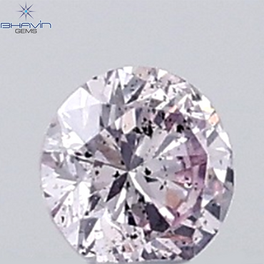 0.03 CT Round Natural Diamond Pink (Argyle) Color SI2 Clarity
