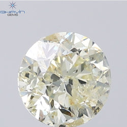 0.18 CT ラウンド ローズ カット シェイプ 天然ダイヤモンド ピンク色 I2 クラリティ (3.86 MM)