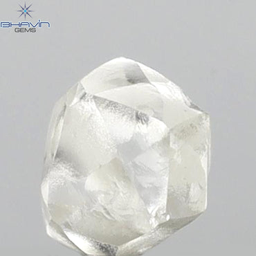 0.55 CT Rough Shape Natural Diamond White Color VS1 Clarity (4.37 MM)
