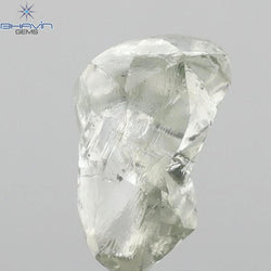 1.85 CT Rough Shape Natural Loose Diamond White (M) Color SI2 Clarity (8.96 MM)