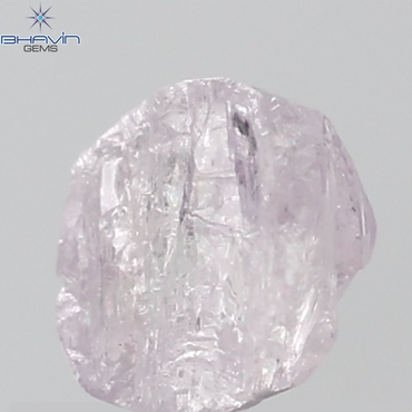 0.50 CT Rough Shape Natural Diamond Pink Color SI2 Clarity (4.22 MM)