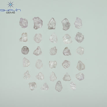 4.05 CT/8 PCS ラフシェイプ ミックスカラー 天然ダイヤモンド I3 クラリティ (4.37 MM)