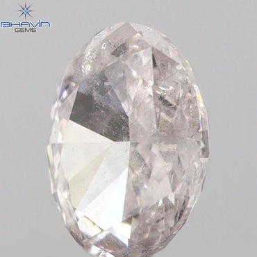 0.15 CT Oval Shape Natural Diamond Pink Color SI2 Clarity (3.50 MM)