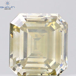 GIA認定 1.27 CT クッションダイヤモンド イエローカラー 天然ダイヤモンド VS1 クラリティ (5.97 MM)