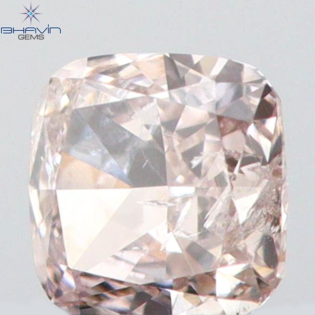 0.14 CT Natural Cushion Diamond Pink Color Clarity I1 (2.80 MM)