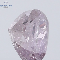 0.23 CT Heart Diamond Natural Pink Color I3 Clarity (4.07 MM)