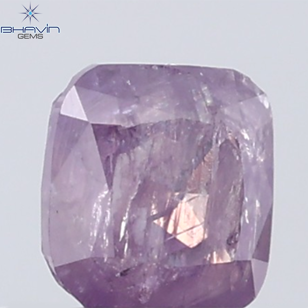 0.36 CT Radiant Diamond Natural Pink Color I3 Clarity (3.92 MM)