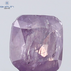 0.36 CT Radiant Diamond Natural Pink Color I3 Clarity (3.92 MM)