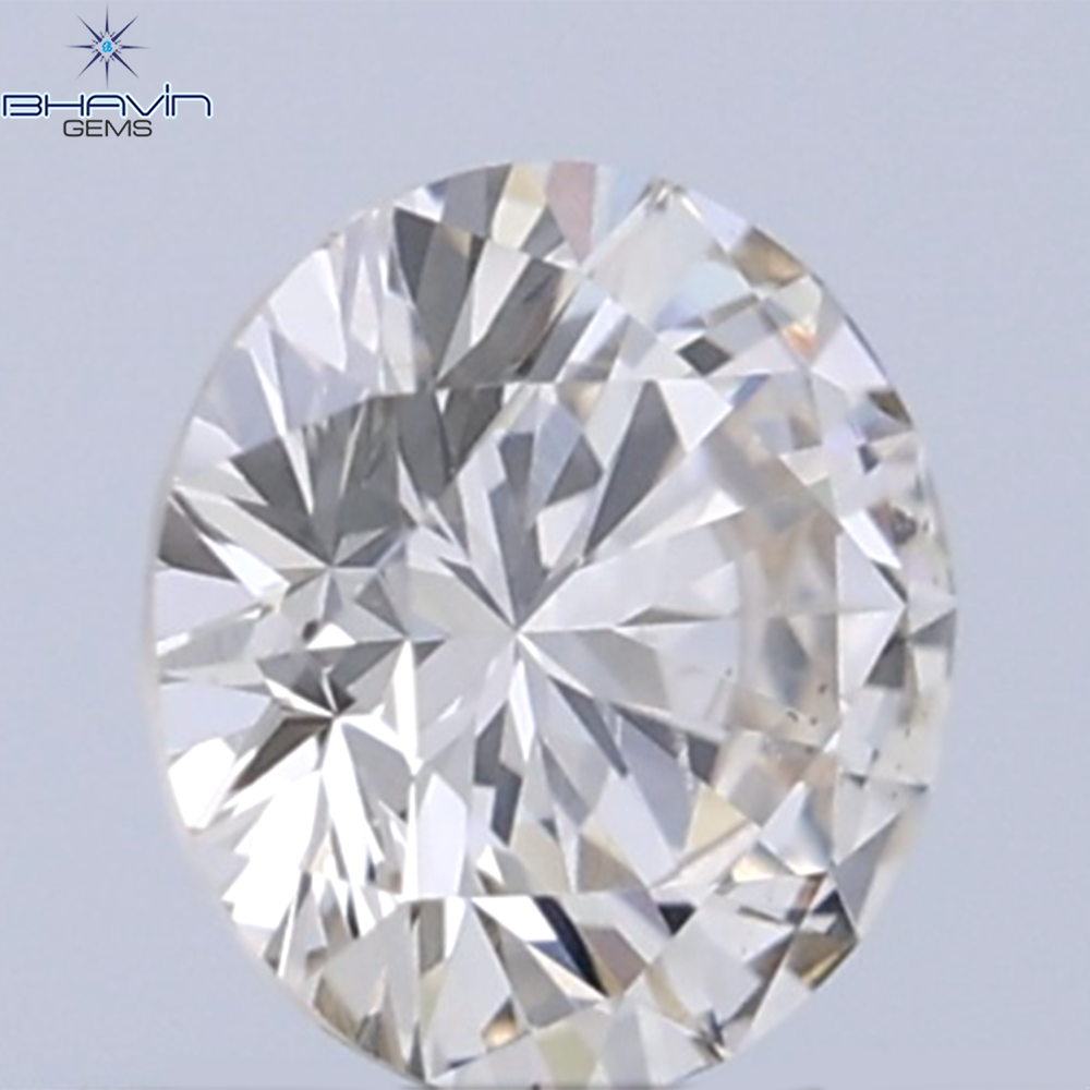 0.18 CT ラウンド ローズ カット シェイプ 天然ダイヤモンド ピンク色 I2 クラリティ (3.86 MM)
