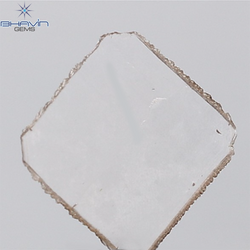 0.44 CT ラフシェイプ ナチュラル ダイヤモンド ブラック グレー (ソルト アンド パッパー) カラー I3 クラリティ (4.95 MM)