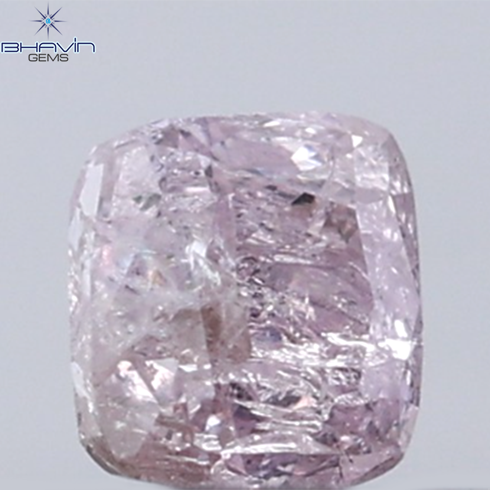 0.20 CT Radiant Diamond Natural Pink Color I3 Clarity (3.06 MM)