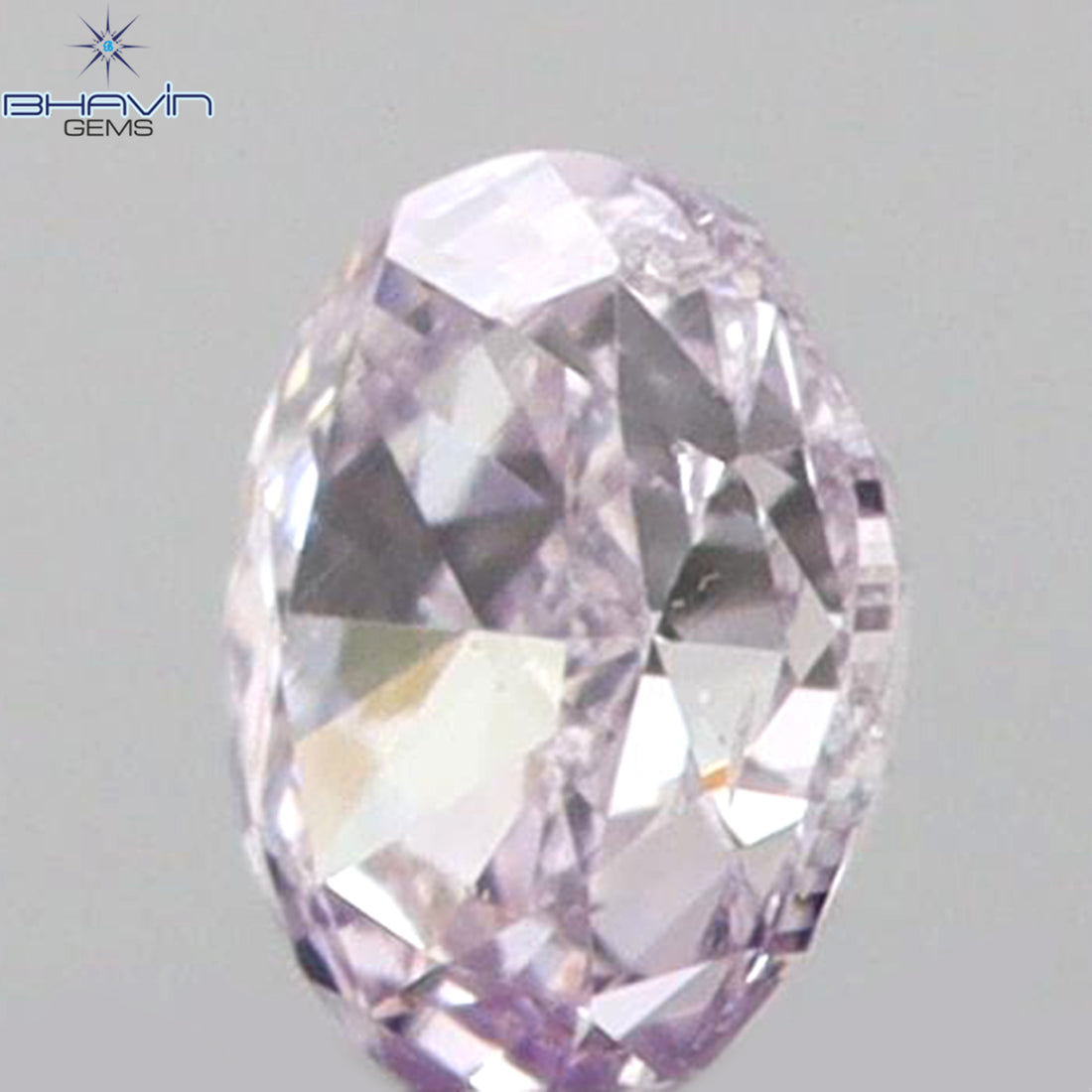 0.04 CT オーバルシェイプ 天然ダイヤモンド ピンクカラー VS2 クラリティ (2.34 MM)
