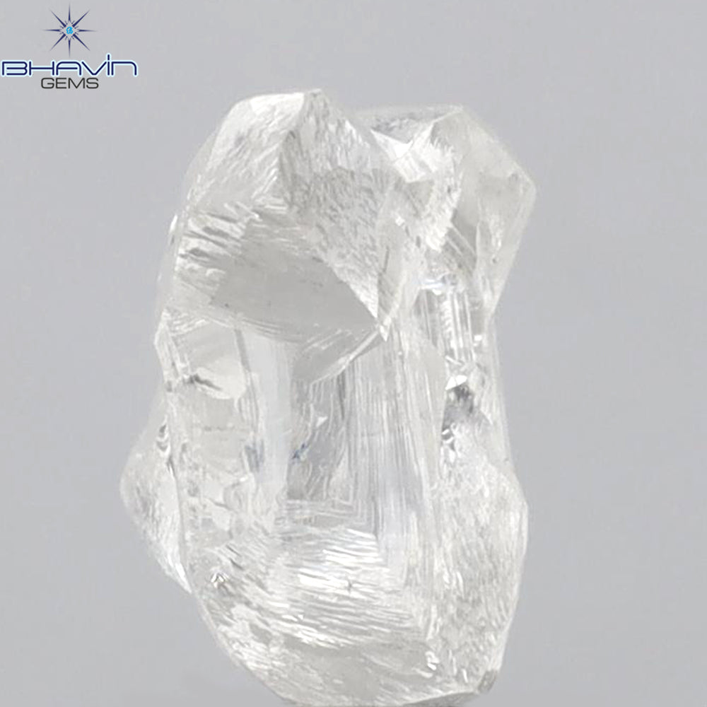 1.99 CT Rough Shape Natural Diamond White Color VS2 Clarity (8.25 MM)