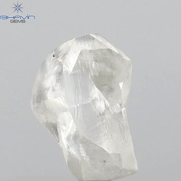0.54 CT Rough Shape Natural Diamond White Color VS1 Clarity (5.40 MM)