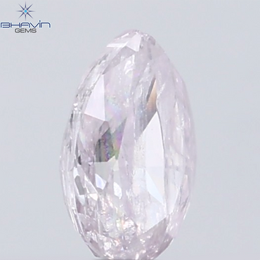 0.29 CT Pear Diamond Natural Pink Color I3 Clarity (5.03 MM)