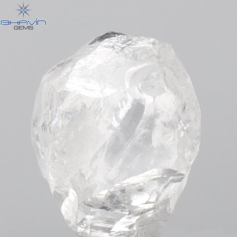 0.90 CT ラフ シェイプ ナチュラル ダイヤモンド ホワイト カラー VS1 クラリティ (5.95 MM)