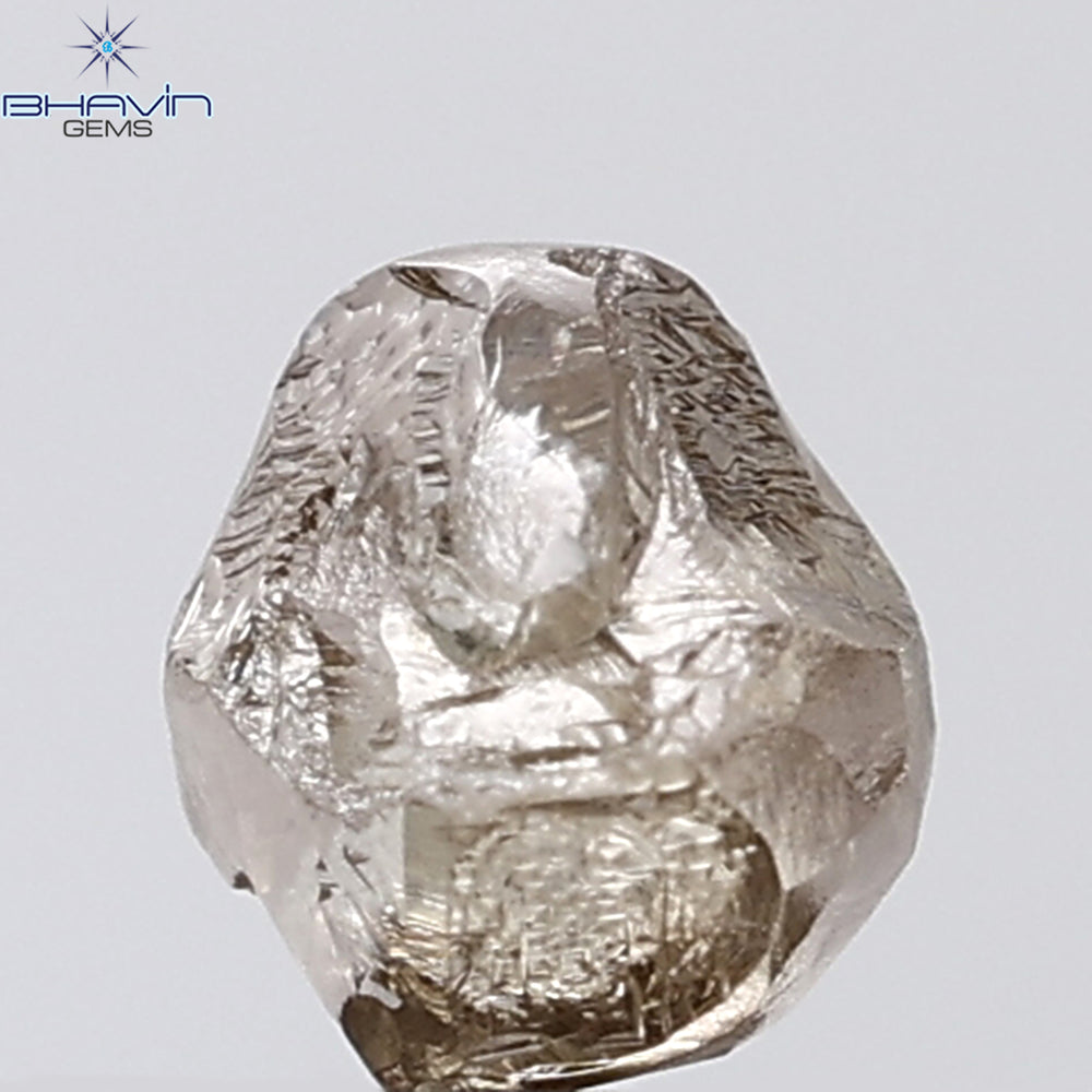 0.90 CT ラフ シェイプ ナチュラル ダイヤモンド ホワイト カラー VS1 クラリティ (5.95 MM)