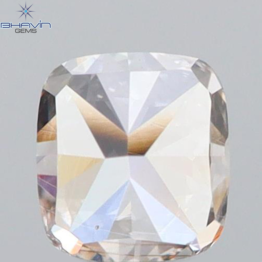 0.18 CT Natural Cushion Diamond Pink Color Clarity VS2 (3.26 MM)