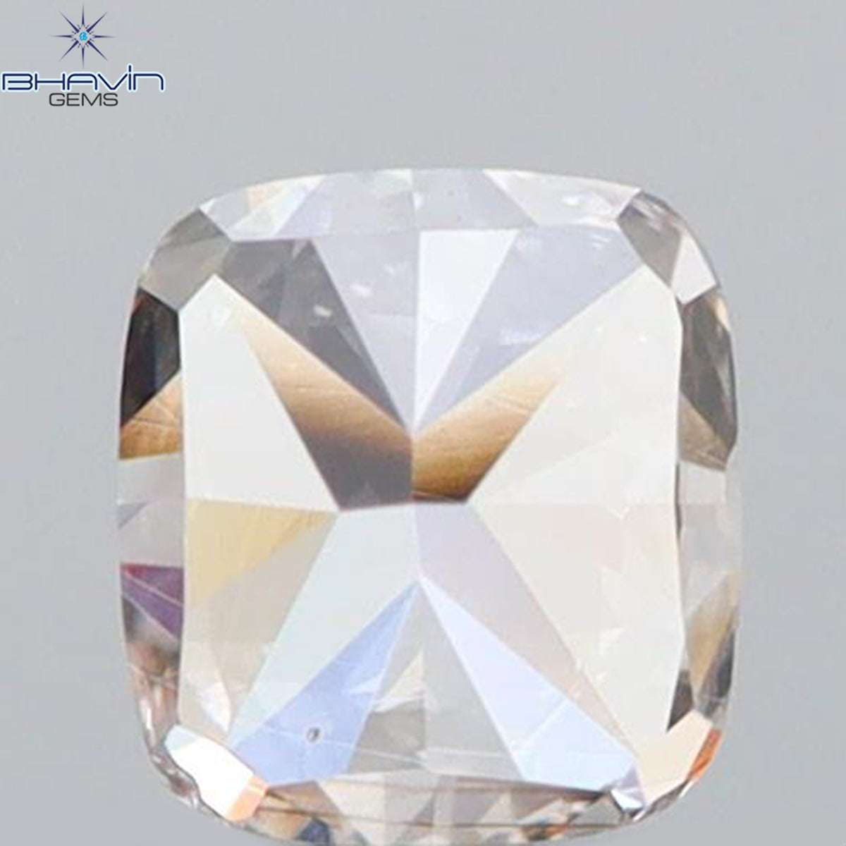 0.05 CT クッションシェイプ 天然ダイヤモンド ピンクカラー VS2 クラリティ (2.28 MM)