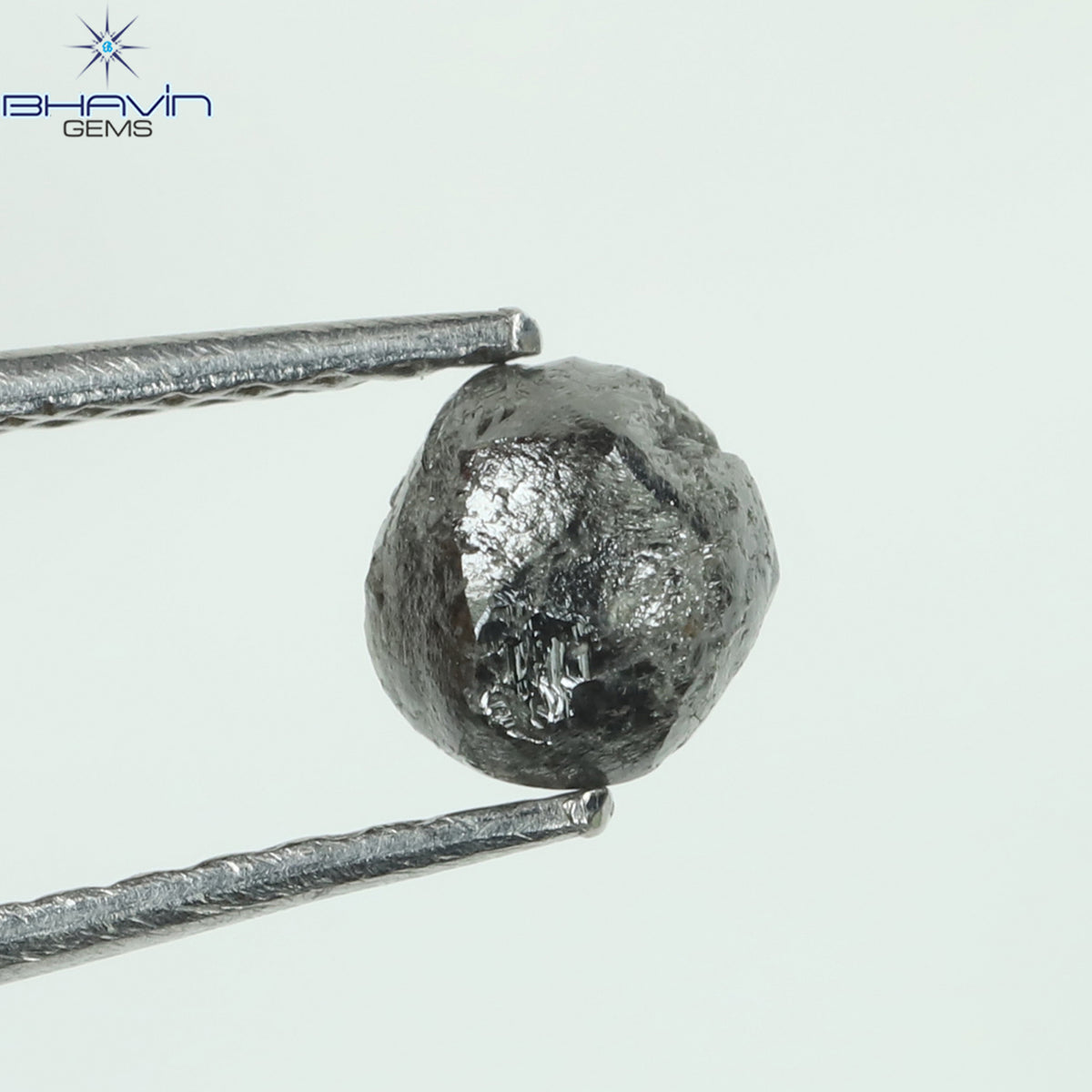 0.79 CT ラフシェイプ ナチュラル ダイヤモンド グレー カラー I3 クラリティ (6.28 MM)