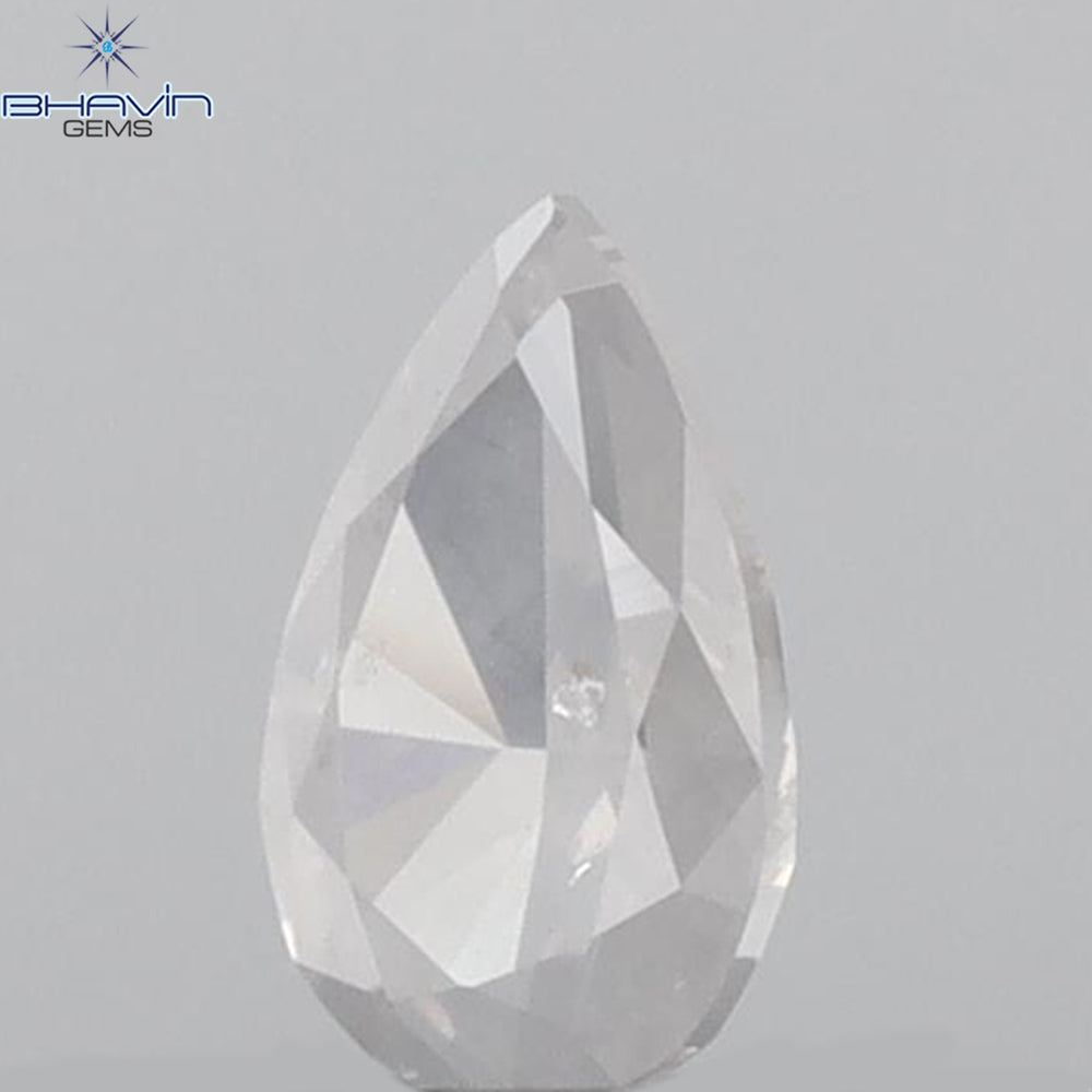 0.28 CT Pear Shape Natural Diamond White Color SI1 Clarity (5.31 MM)