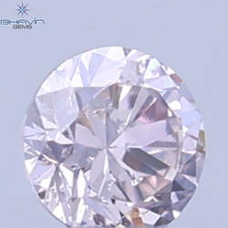 0.03 CT Natural Round Diamond Pink Color Clarity SI (1.90 MM)
