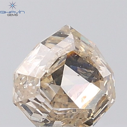 0.92 CT Shield Natural Brown Diamond SI2 Clarity (5.66 MM)