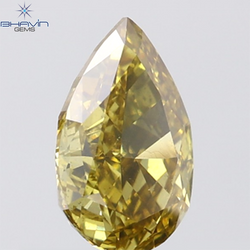1.21 CT Pear Shape Green (Chameleons) Diamond VVS Clarity (8.81 MM)