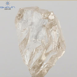 0.90 CT ラフ シェイプ ナチュラル ダイヤモンド ホワイト カラー VS1 クラリティ (5.95 MM)