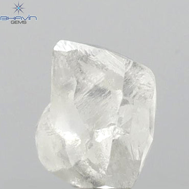 0.44 CT Rough Shape Natural Diamond White Color VS2 Clarity (4.06 MM)