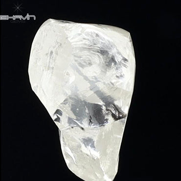 1.81 CT Rough Shape Natural Diamond White Color SI1 Clarity (8.08 MM)