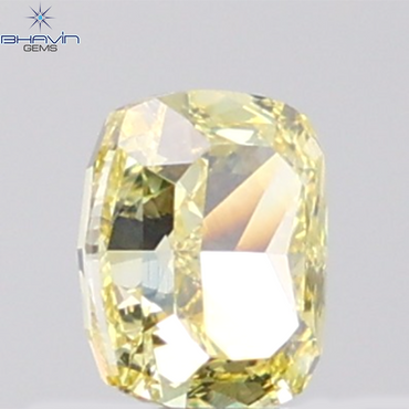 GIA認定 1.27 CT クッションダイヤモンド イエローカラー 天然ダイヤモンド VS1 クラリティ (5.97 MM)