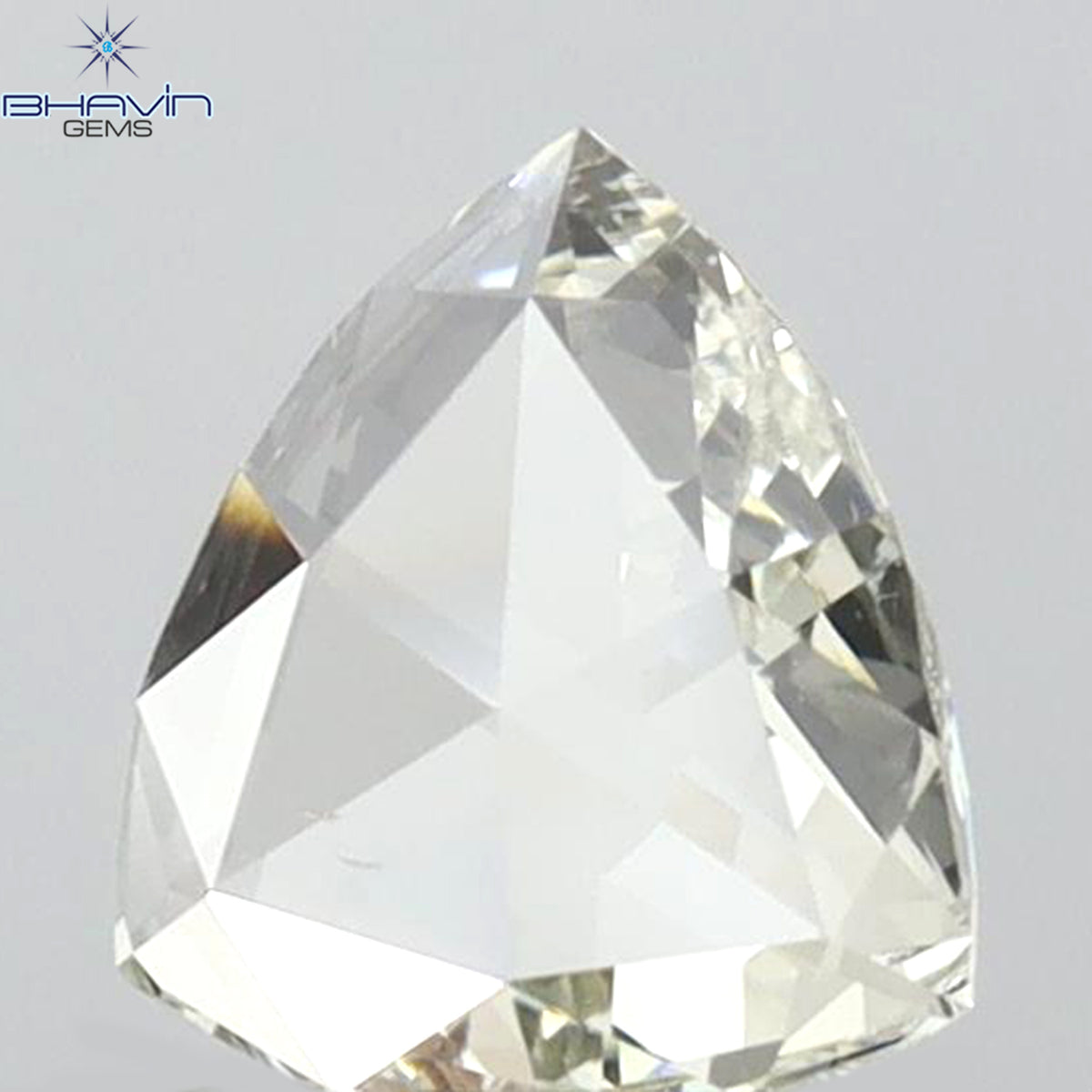 0.34 CT Natural Triangle Diamond White Color Clarity VS2 (6.06 MM)
