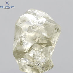 2.26 CT Rough Shape Natural Diamond White Color VS2 Clarity (9.56 MM)