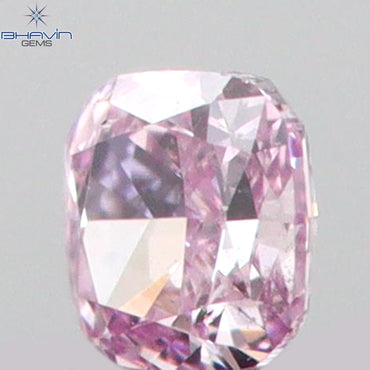 0.03 CT Cushion Shape Natural Diamond Pink Color SI2 Clarity (1.86 MM)