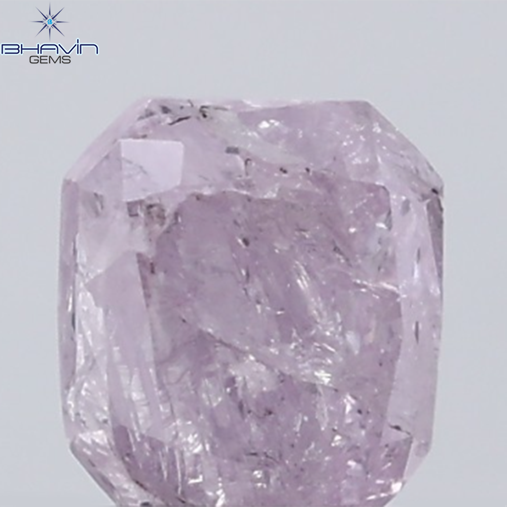 0.33 CT Radiant Diamond Natural Pink Color I3 Clarity (4.05 MM)