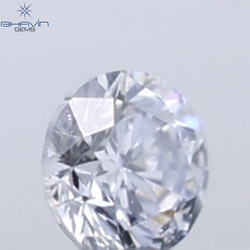 0.02 CT Round Cut Natural Diamond Grey Blue Color VS2 Clarity