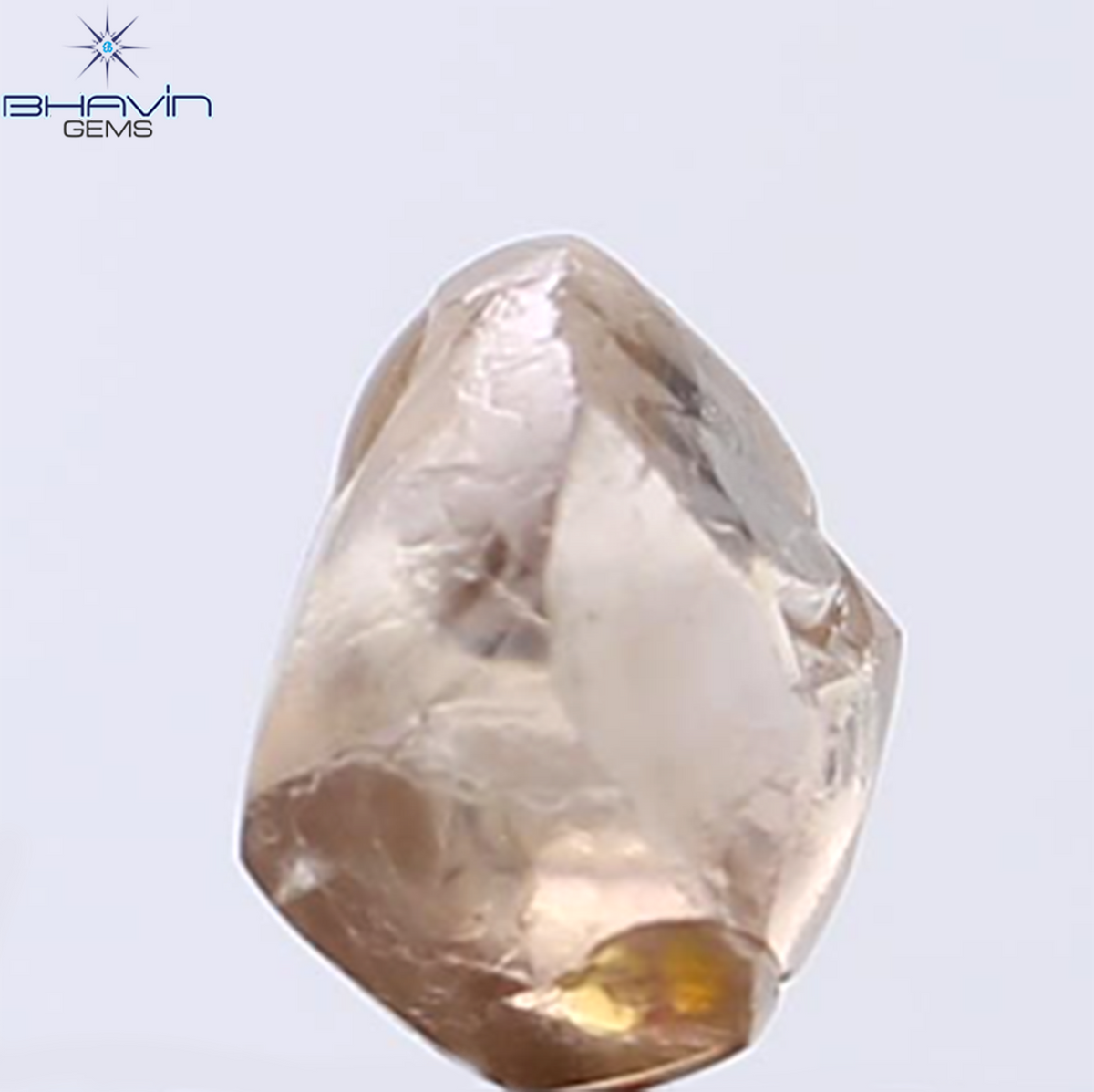 2.04 CT Natural Rough Diamond Brown Color Clarity VS (7.38 MM)